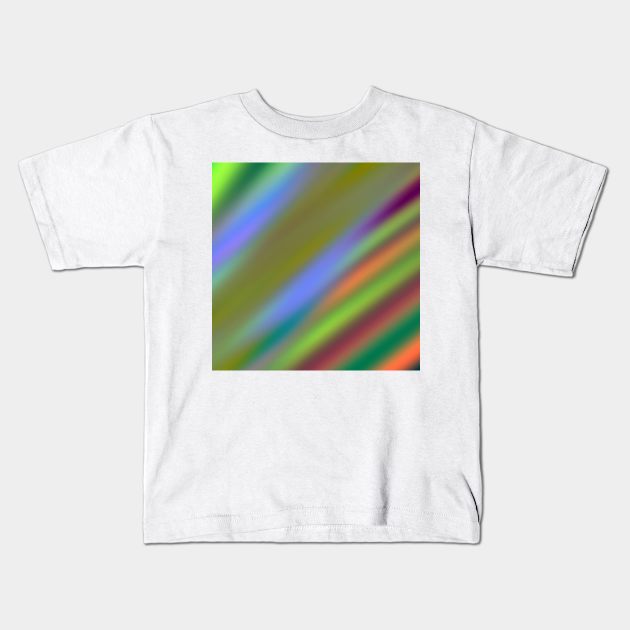 red blue green abstract texture background pattern Kids T-Shirt by Artistic_st